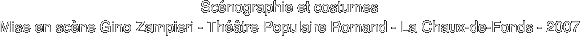 Scénographie et costumes