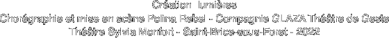 Création  lumières